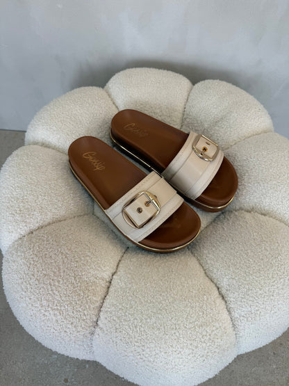 15175 Sandalias Beige - ZOÉ BRAND 2026 beige chancletas