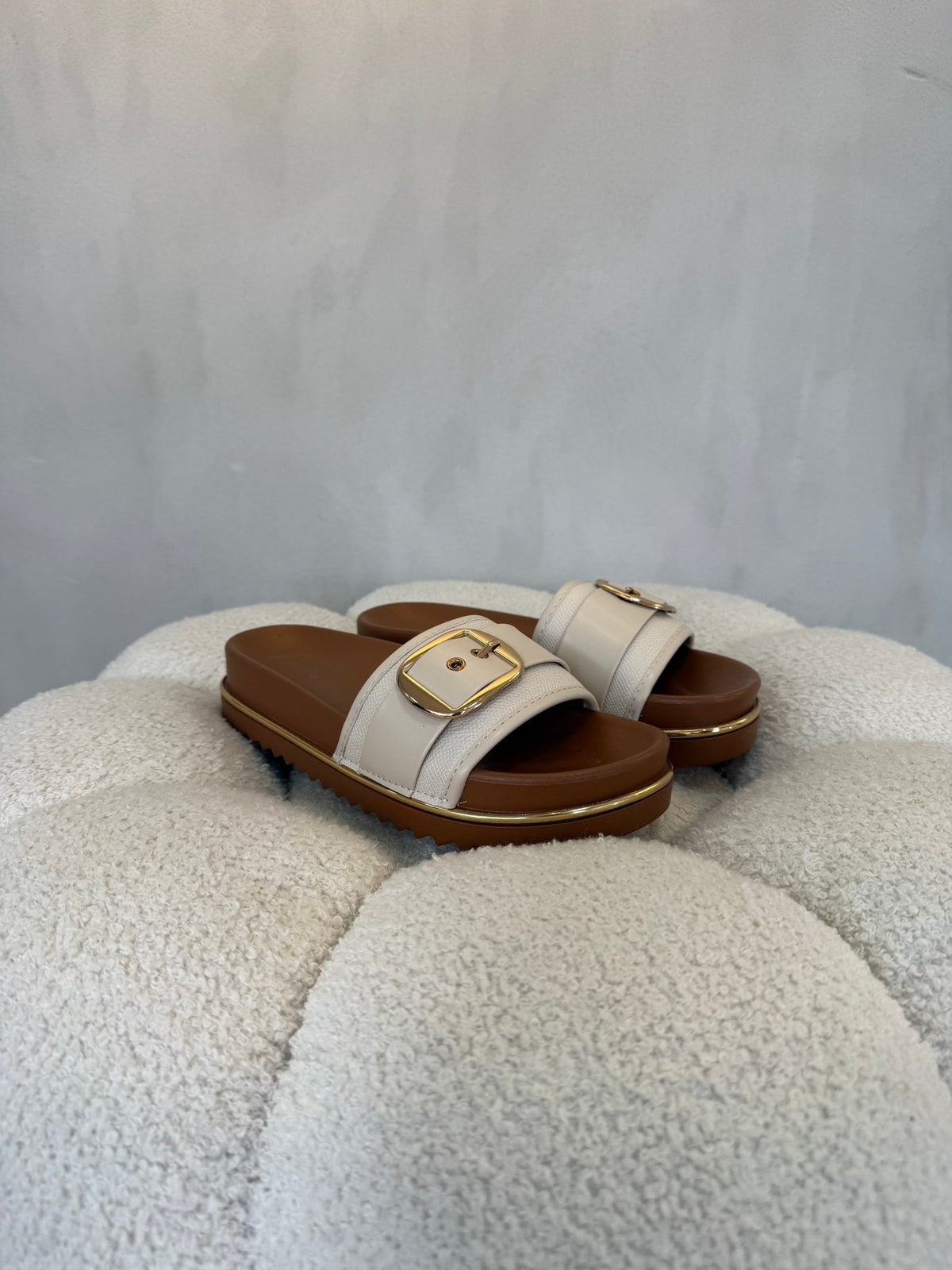 15175 Sandalias Beige - ZOÉ BRAND 2026 beige chancletas