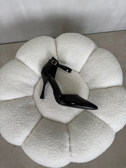 Tacones Negro Charol 15013 Stiletos Ejecutivo Zoé Brand Costa Rica