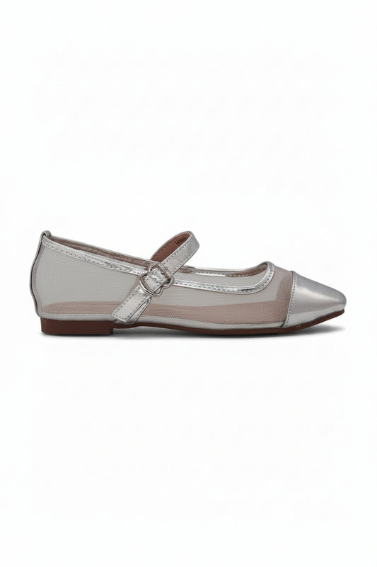 Bailarinas Plateadas 13770 Hebilla Mary Jane Casual de mujer Zoé Brand Costa Rica