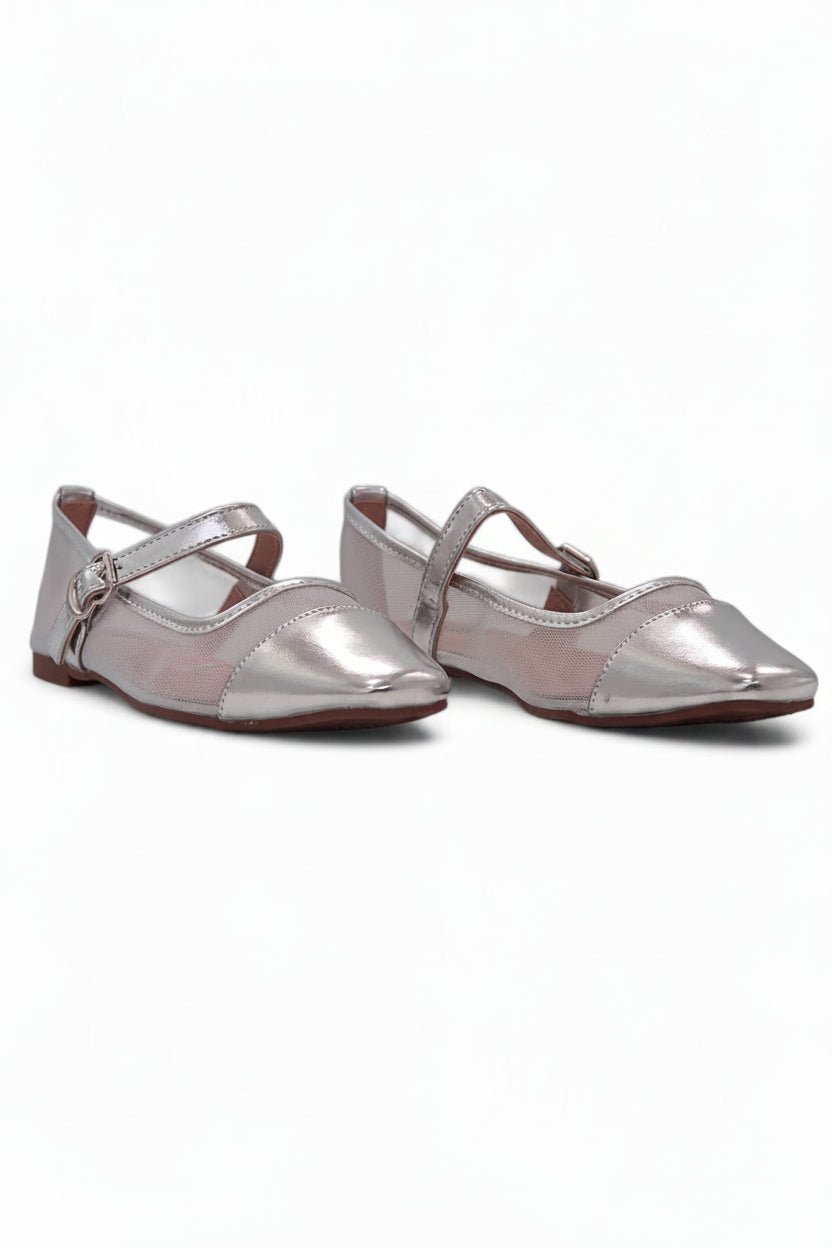 Bailarinas Plateadas 13770 Hebilla Mary Jane Casual de mujer Zoé Brand Costa Rica