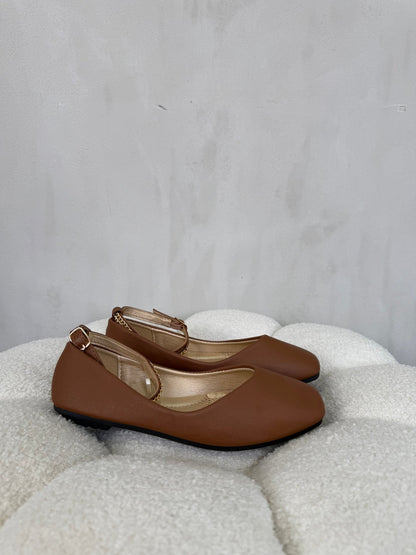 Bailarinas Camel 15034 Correa Tobillera Cadena Casual Zoé Brand Costa Rica