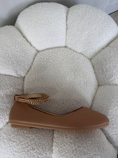 Bailarinas Camel 15035 Cadena Casual Zoé Brand Costa Rica