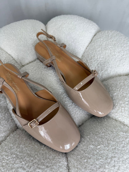 Bailarinas Nude Charol 15040 Mary Jane Slingback Hebilla Casual Zoé Brand Costa Rica