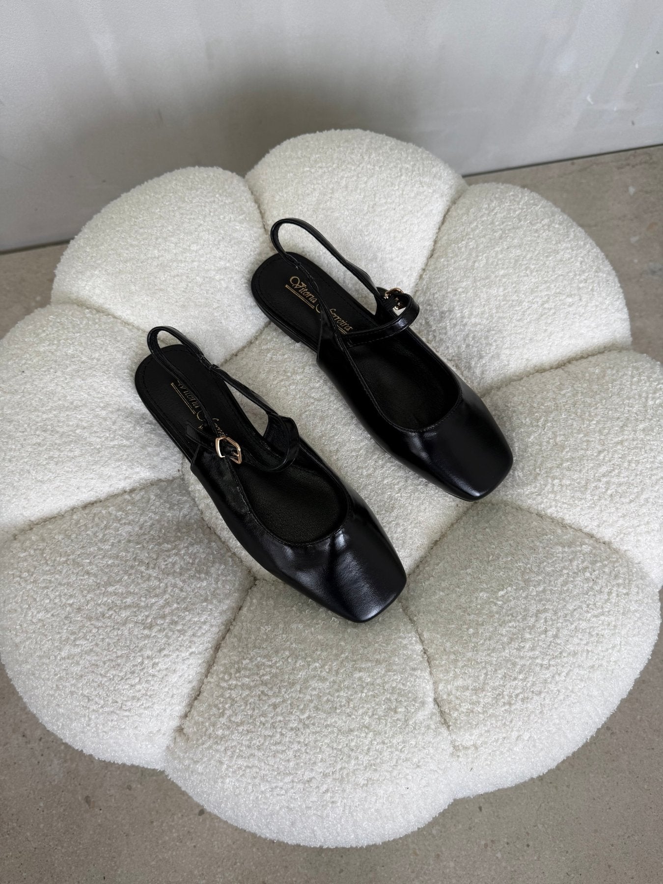 Bailarinas Negro 15043 Slingback Hebilla Casual Zoé Brand Costa Rica