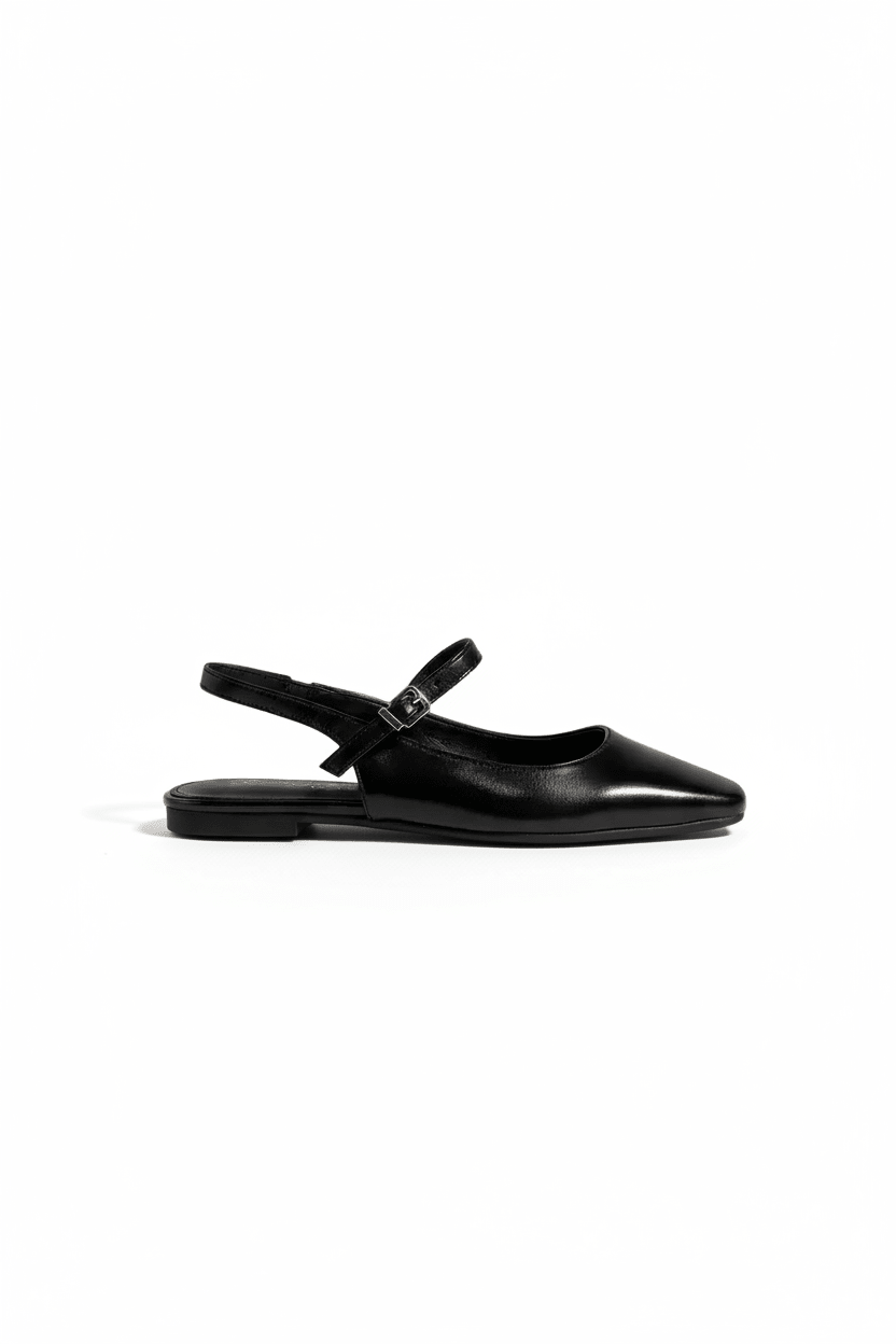 Bailarinas Negro 15043 Slingback Hebilla Casual Zoé Brand Costa Rica
