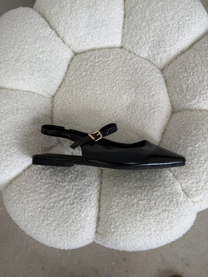 Bailarinas Negro 15043 Slingback Hebilla Casual Zoé Brand Costa Rica