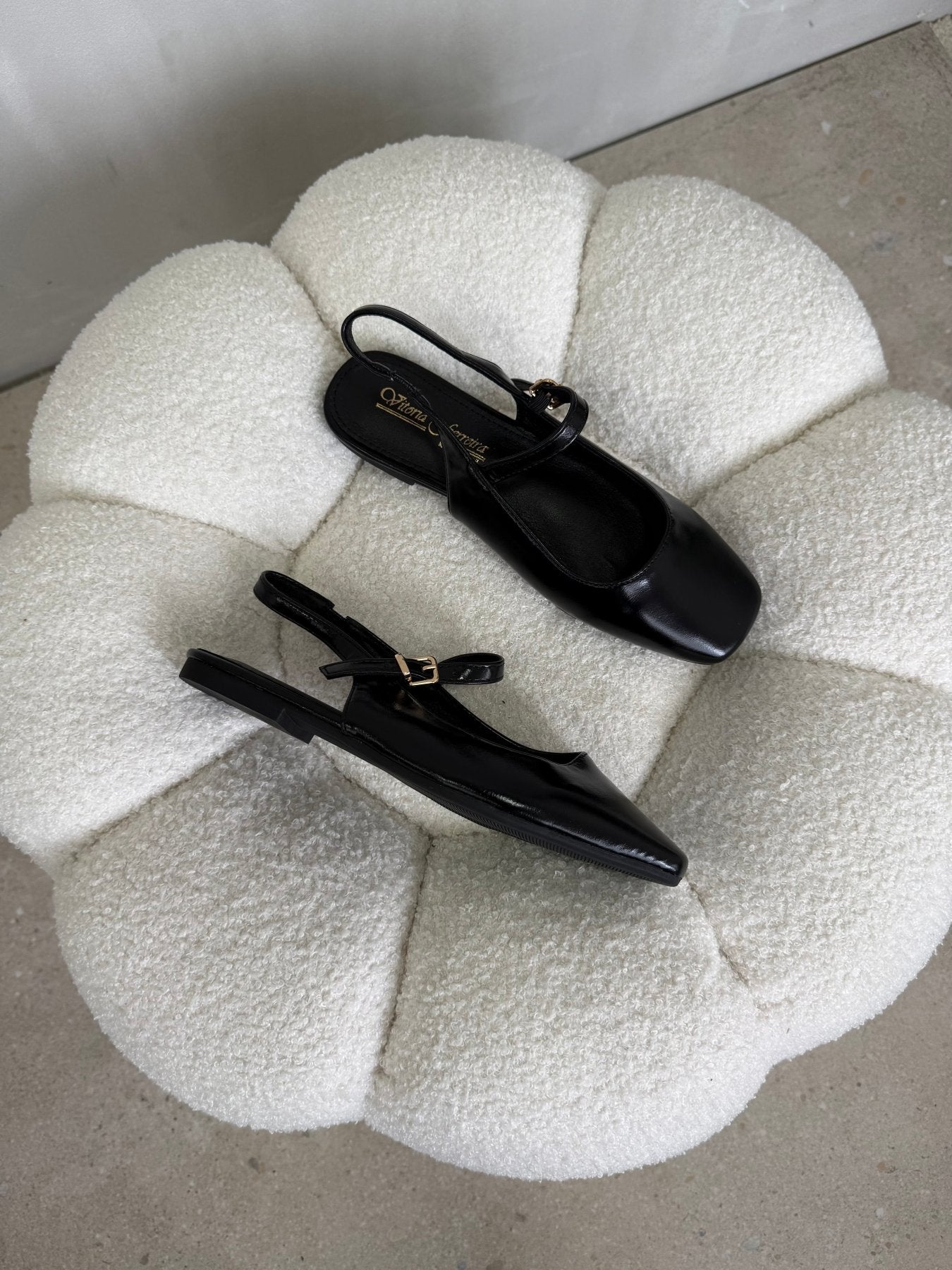 Bailarinas Negro 15043 Slingback Hebilla Casual Zoé Brand Costa Rica