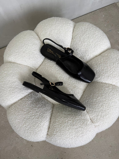 Bailarinas Negro 15043 Slingback Hebilla Casual Zoé Brand Costa Rica