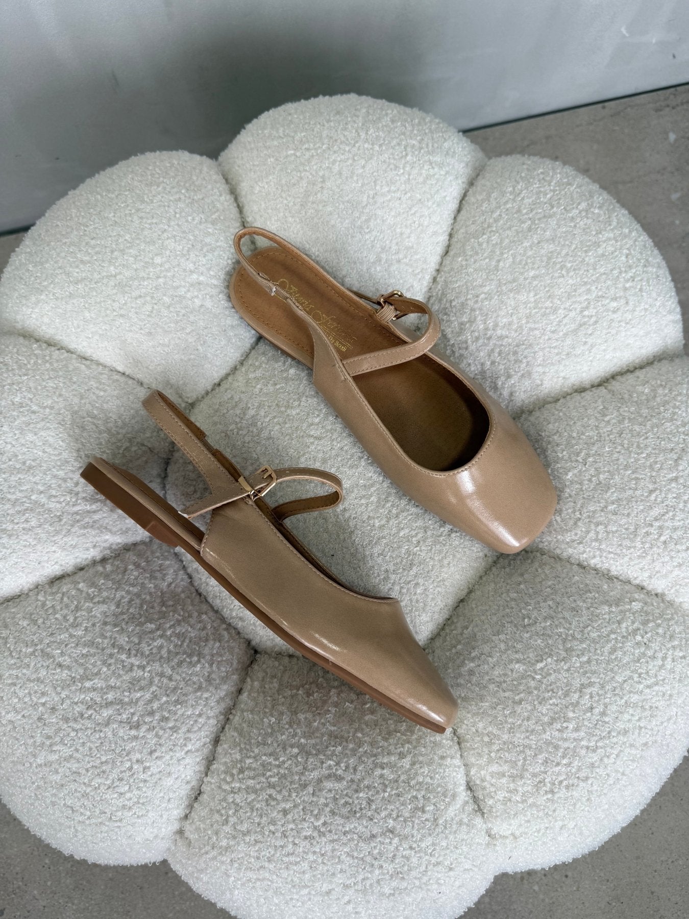 Bailarinas Nude 15045 Slingback Hebilla Casual Zoé Brand Costa Rica