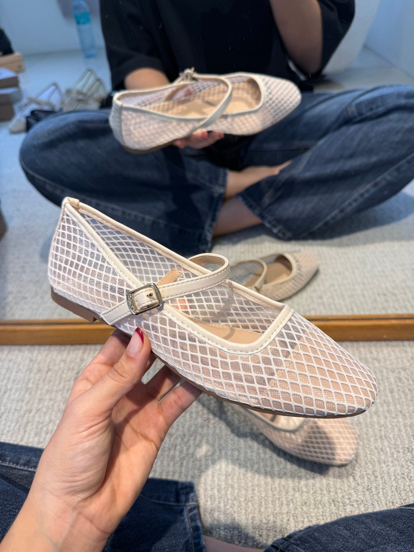 Bailarinas Beige 13765 Hebilla Mary Jane Casual de mujer Zoé Brand Costa Rica - ZOÉ BRAND 2025 bailarinas disponible-35