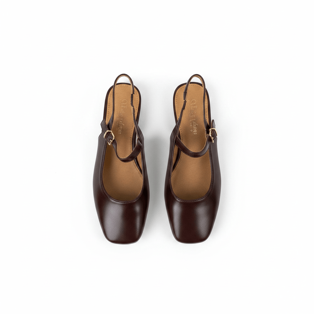 Bailarinas Café 15044 Slingback Hebilla Casual Zoé Brand Costa Rica - ZOÉ BRAND 2026 bailarinas disponible-35