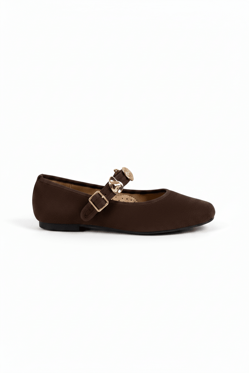 Bailarinas Café Gamuza 15047 Mary Jane Casual Zoé Brand Costa Rica - ZOÉ BRAND 2026 bailarinas disponible-35