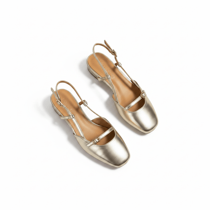 Bailarinas Dorado Metálico 15042 Mary Jane Slingback Hebilla Casual Zoé Brand Costa Rica - ZOÉ BRAND 2026 bailarinas disponible-35
