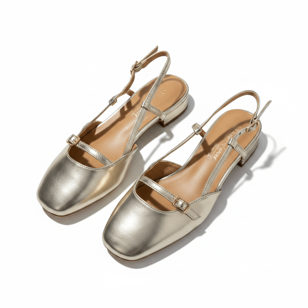 Bailarinas Dorado Metálico 15042 Mary Jane Slingback Hebilla Casual Zoé Brand Costa Rica - ZOÉ BRAND 2026 bailarinas disponible-35