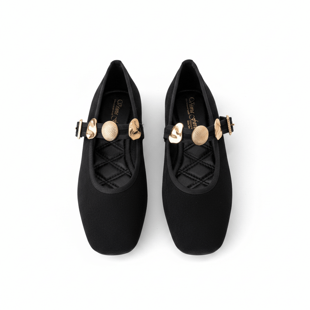 Bailarinas Negro Gamuza 15046 Mary Jane Casual Zoé Brand Costa Rica - ZOÉ BRAND 2026 bailarinas BLACK