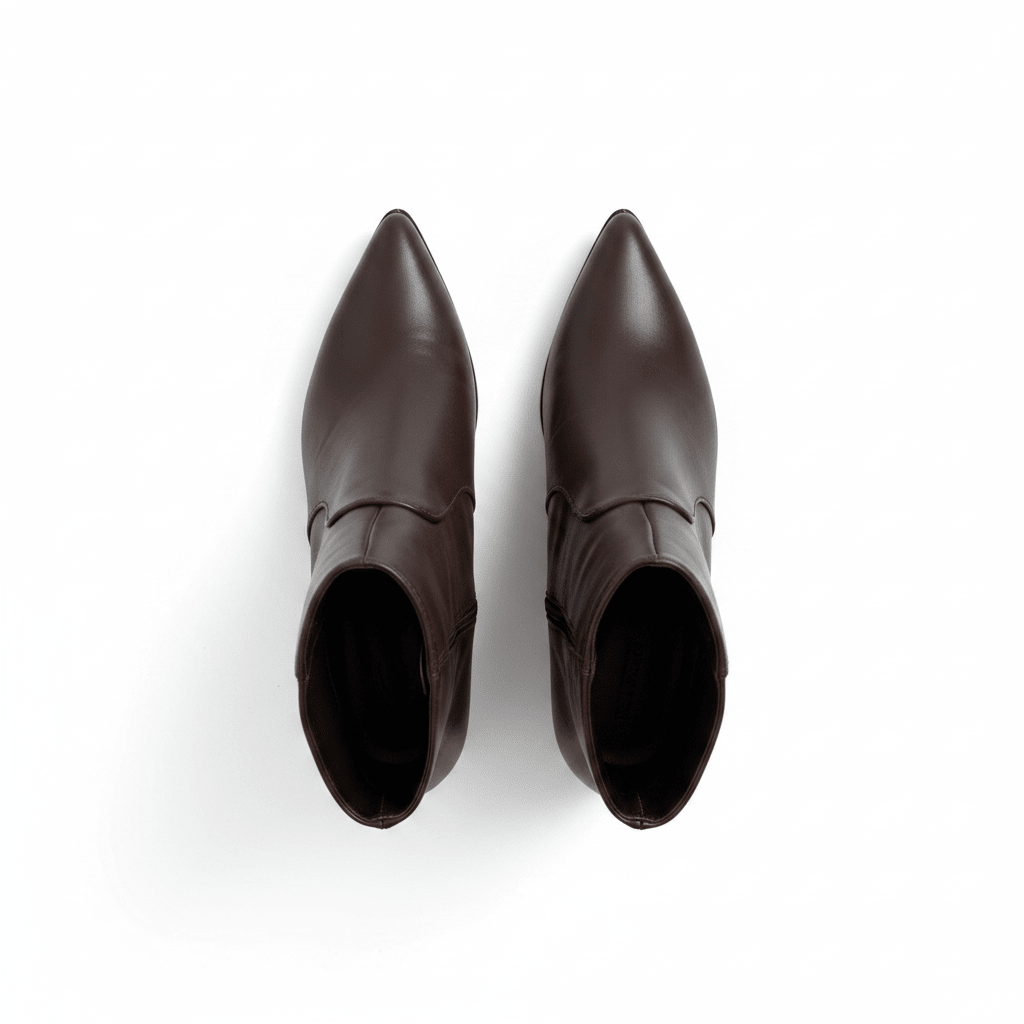 Botas Café Oscuro 14976 Tacón Bloque Ejecutivo Zoé Brand Costa Rica - ZOÉ BRAND 2026 BLACK Botas