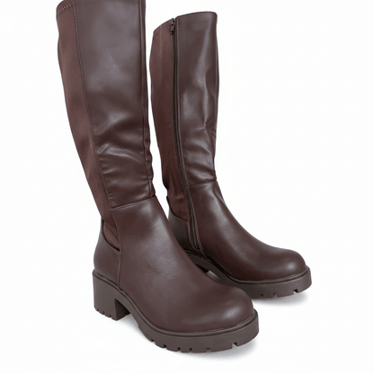 Botas Café Plataforma 14942 Zipper Casual de mujer Zoé Brand Costa Rica - ZOÉ BRAND 2026 Botas disponible-36