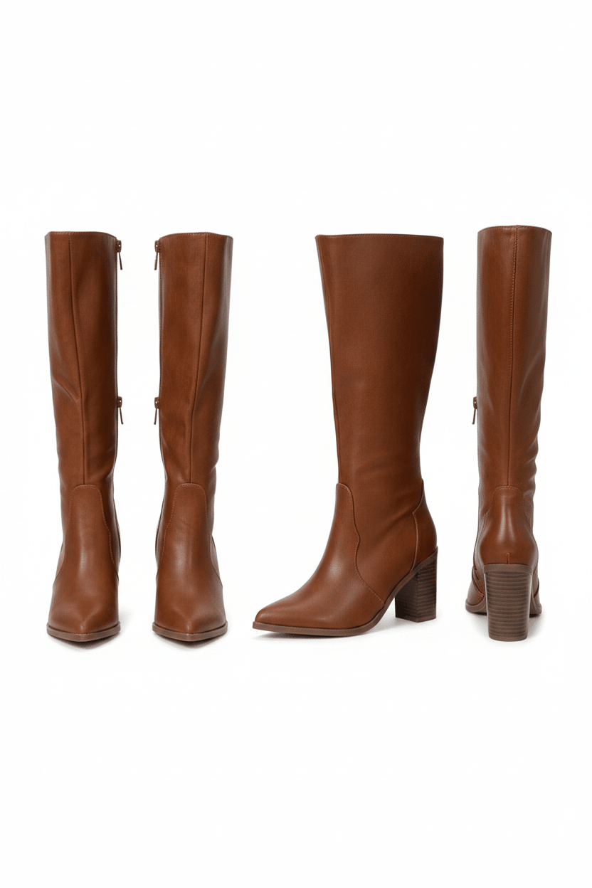 Botas Camel 14977 Tacón Bloque Ejecutivo Zoé Brand Costa Rica - ZOÉ BRAND 2026 Botas disponible-36