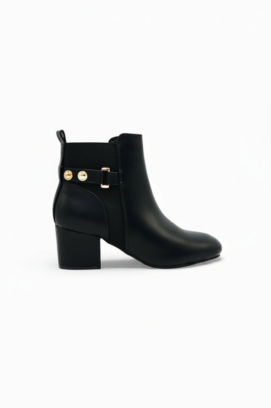 Botines Negro 14676 Hebilla Casual de mujer Zoé Brand Costa Rica