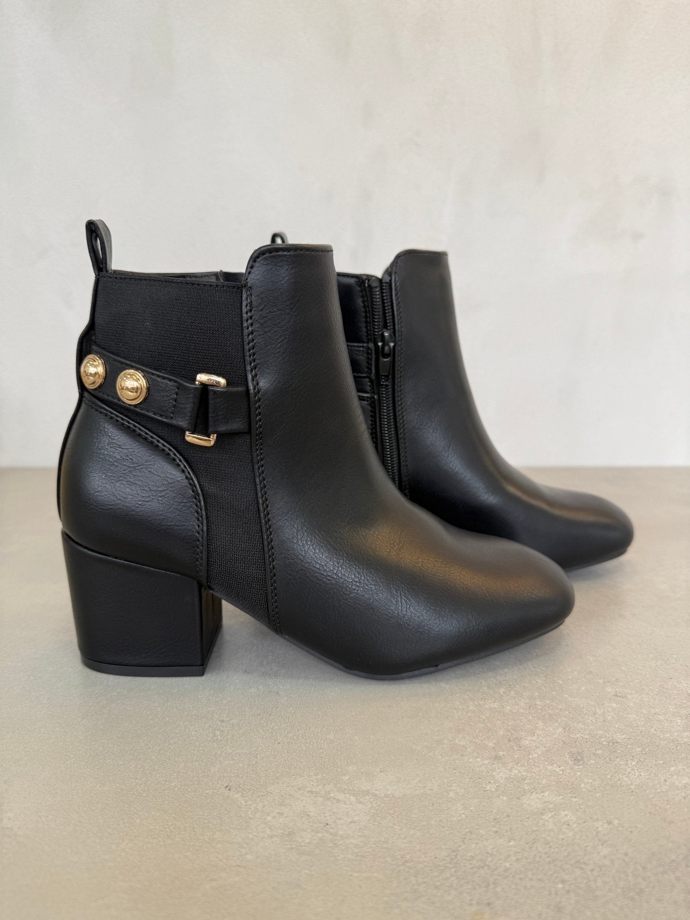 Botines Negro 14676 Hebilla Casual de mujer Zoé Brand Costa Rica - ZOÉ BRAND 2025 botines disponible-35