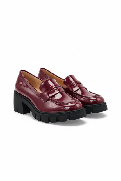 Mocasines Burdeos Charol 14543 Chunky Ejecutivo de mujer Zoé Brand Costa Rica