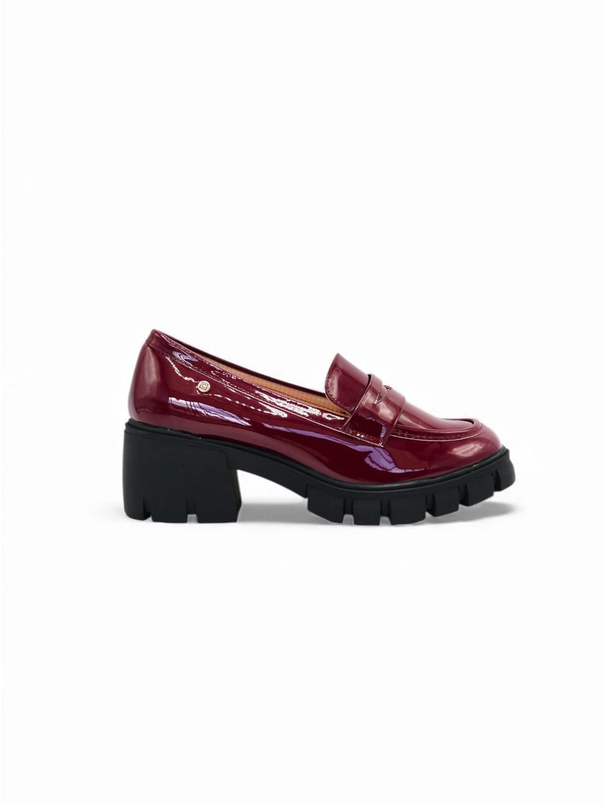 Mocasines Burdeos Charol 14543 Chunky Ejecutivo de mujer Zoé Brand Costa Rica