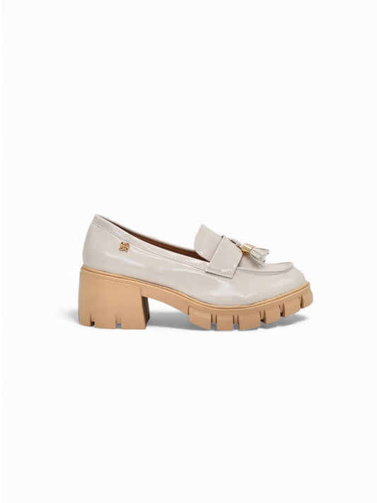 Mocasines Blanco Hueso Charol 14546 Chunky Slip On Casual de mujer Zoé Brand Costa Rica