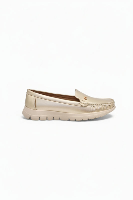 Mocasines Dorado 14564 Slip On Casual de mujer Zoé Brand Costa Rica