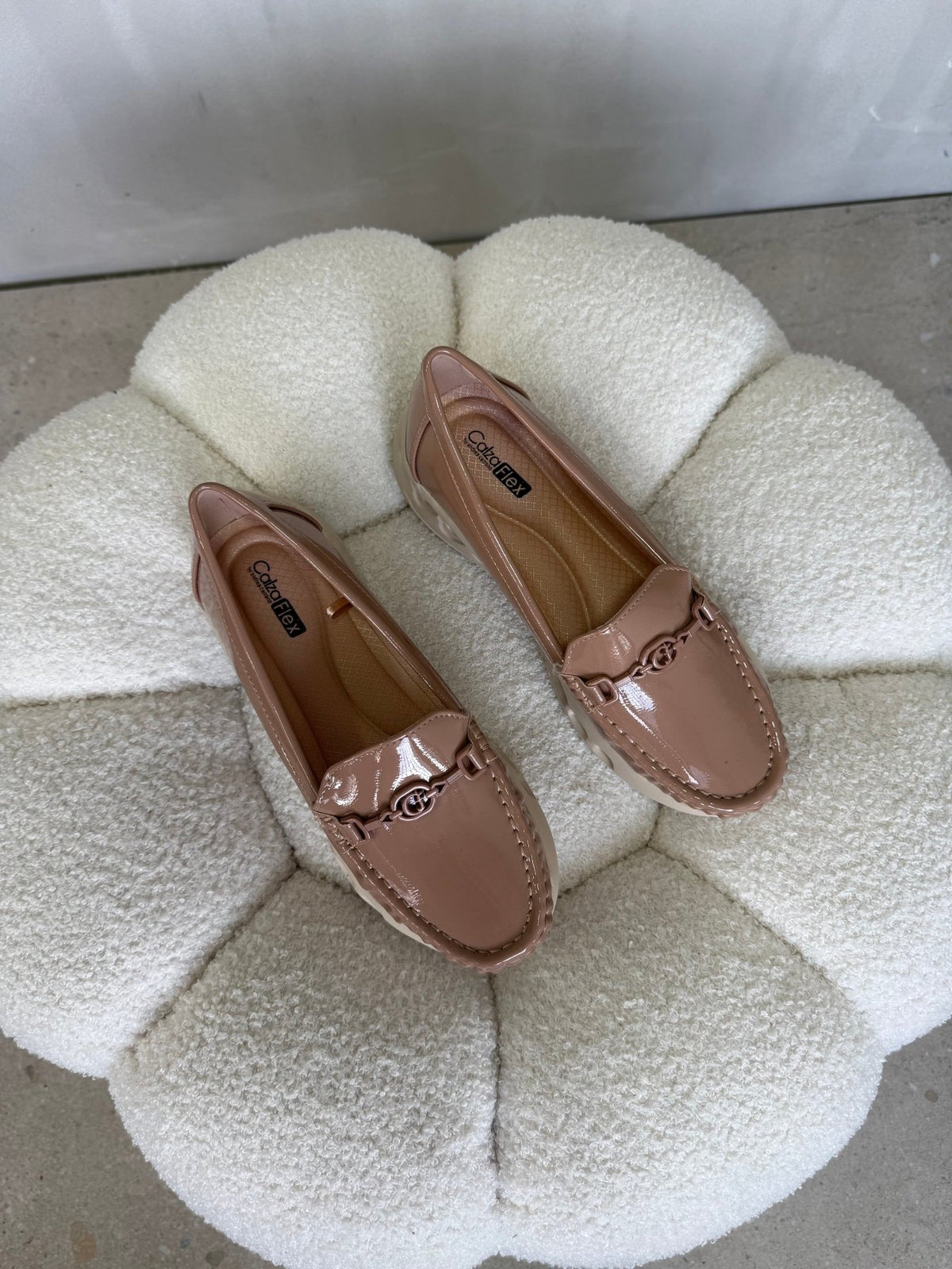 Mocasines Nude Charol Plataforma 14982 Slip On Casual Zoé Brand Costa Rica