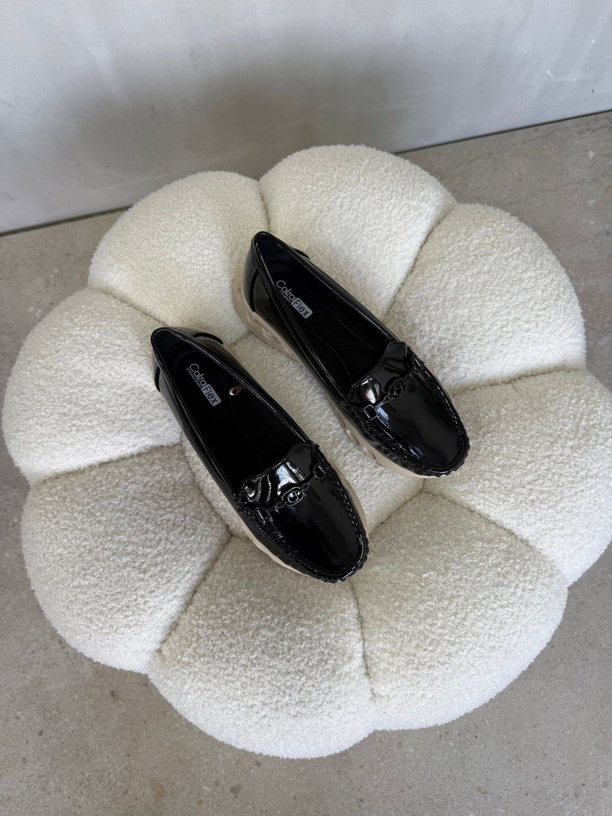 Mocasines Negro Charol Plataforma 14983 Slip On Casual Zoé Brand Costa Rica
