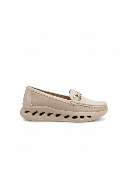 Mocasines Beige Plataforma 14985 Slip On Casual Zoé Brand Costa Rica