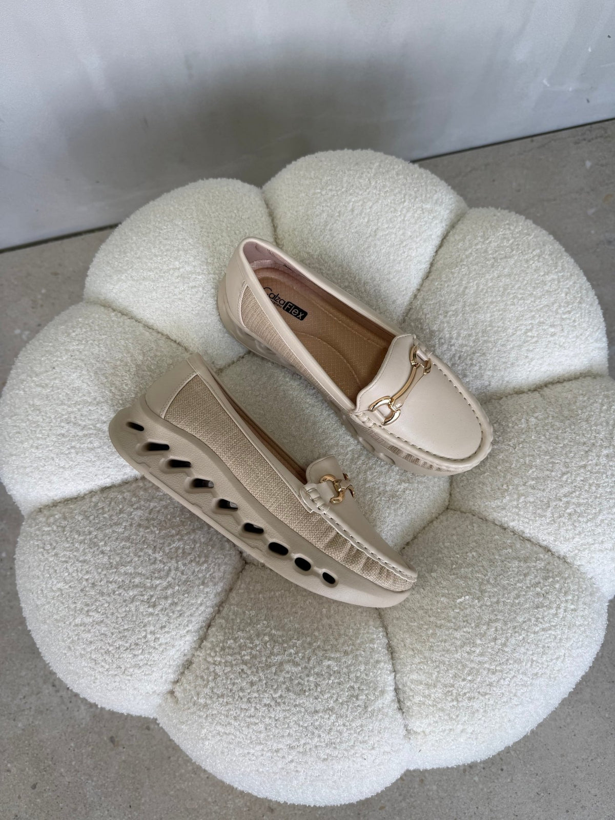 Mocasines Beige Plataforma 14985 Slip On Casual Zoé Brand Costa Rica