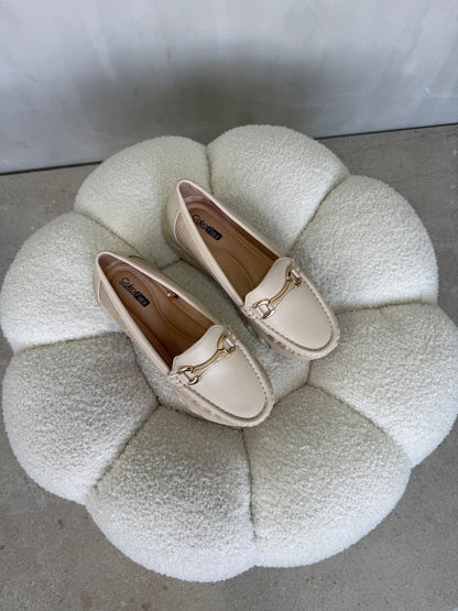 Mocasines Beige Plataforma 14985 Slip On Casual Zoé Brand Costa Rica