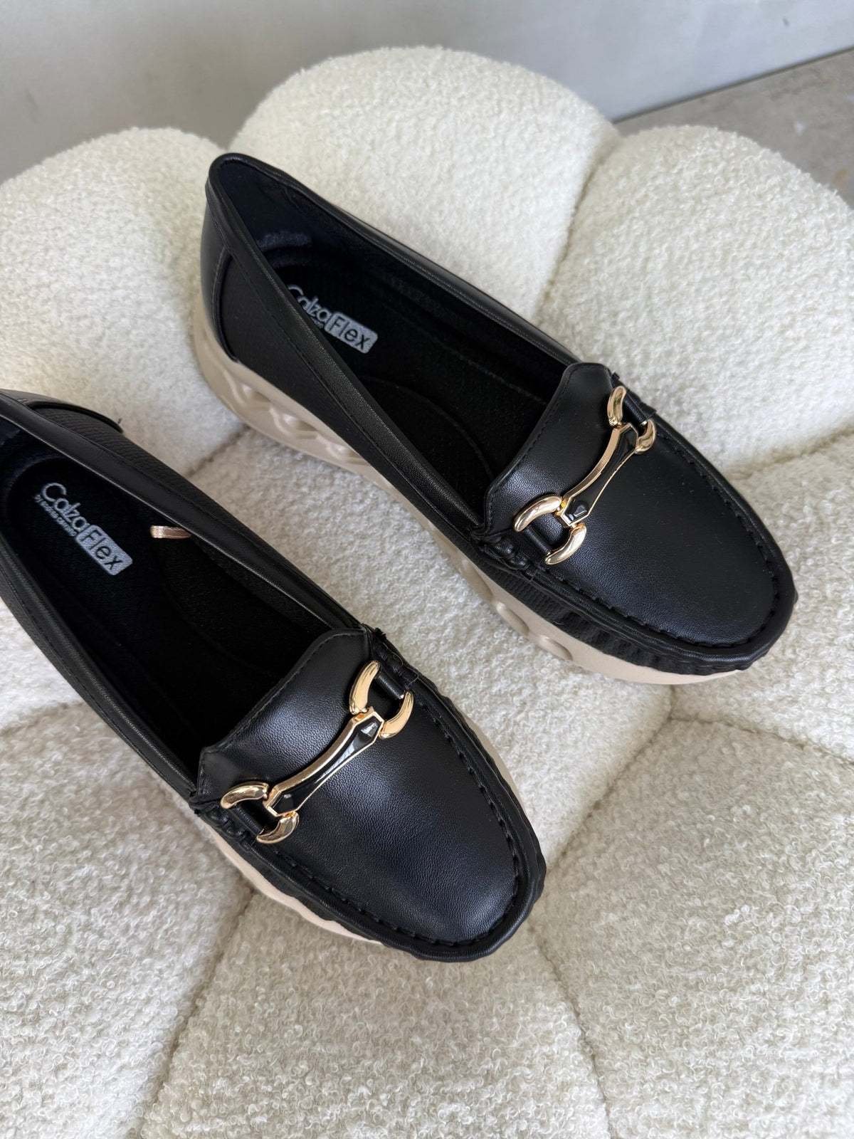 Mocasines Negro Plataforma 14986 Slip On Casual Zoé Brand Costa Rica