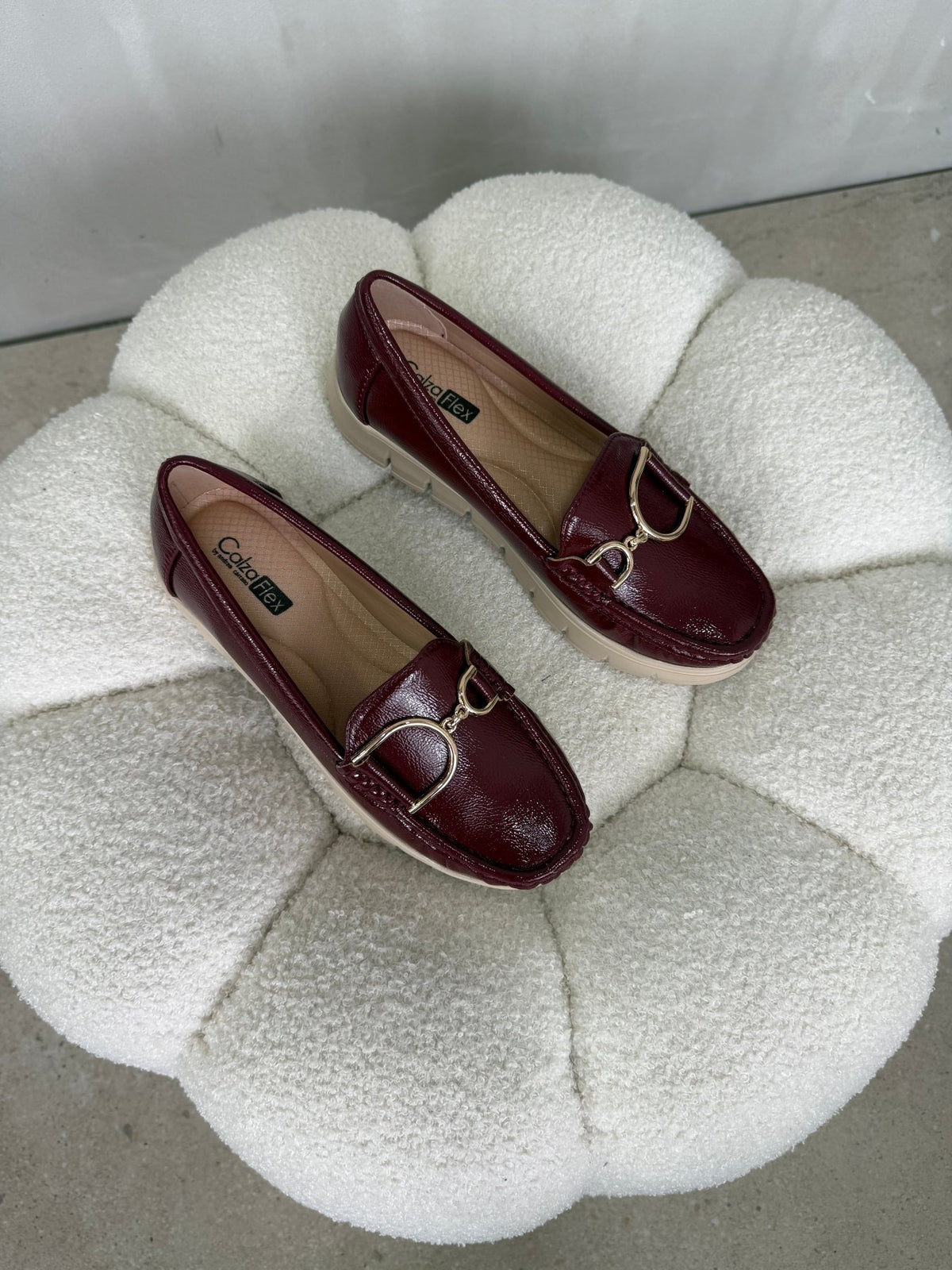 Mocasines Burdeos Plataforma 14989 Slip On Casual Zoé Brand Costa Rica