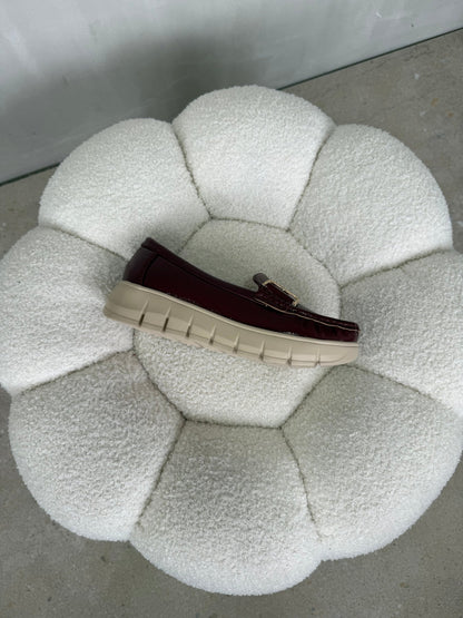 Mocasines Burdeos Plataforma 14989 Slip On Casual Zoé Brand Costa Rica
