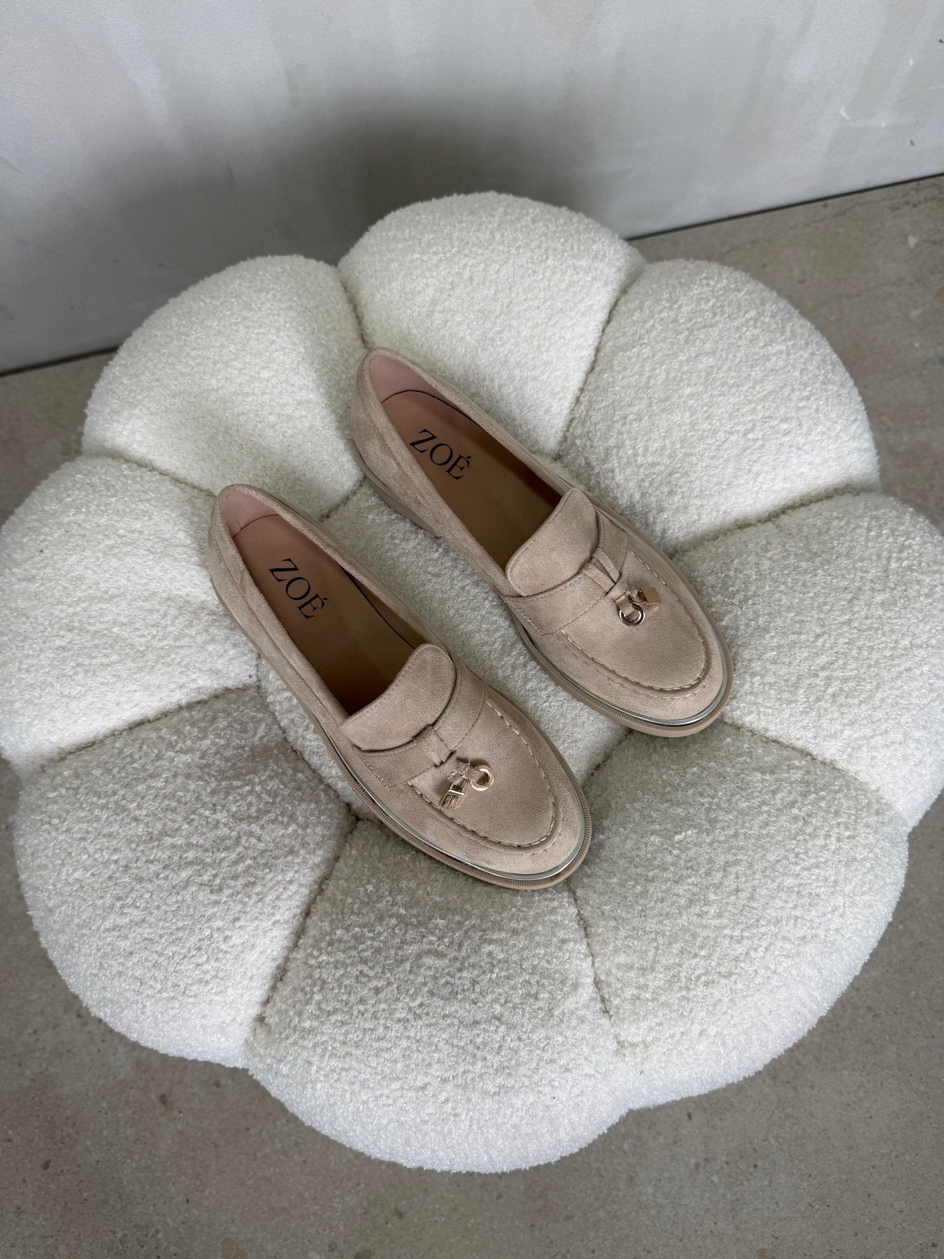 Mocasines Beige Gamuza 15028 Casual Zoé Brand Costa Rica