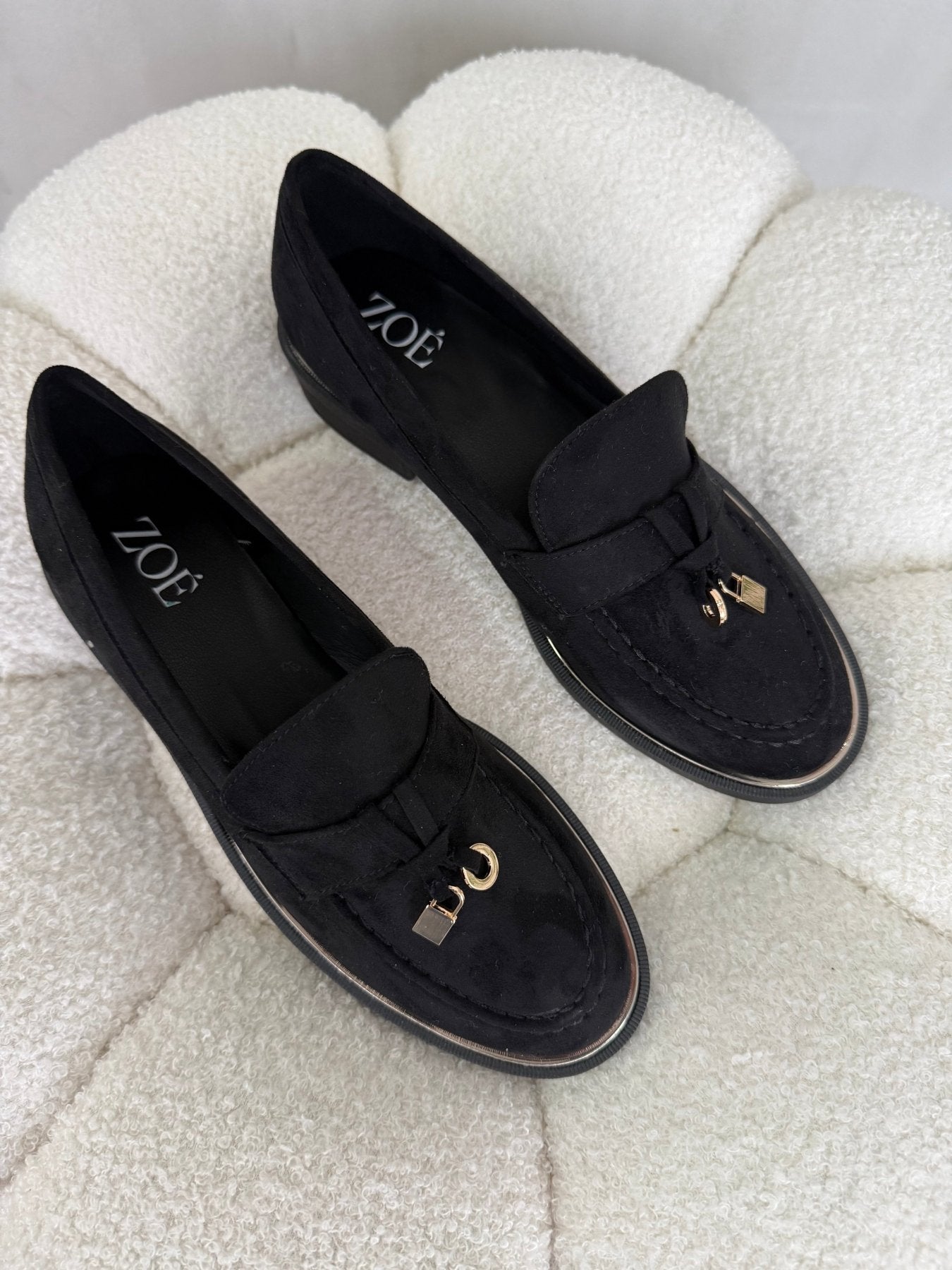 Mocasines Negro Gamuza 15029 Casual Zoé Brand Costa Rica