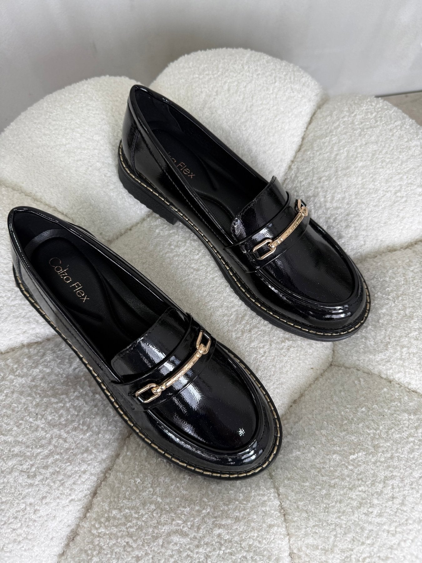 Mocasines Negro Charol 15030 Ejecutivo Zoé Brand Costa Rica
