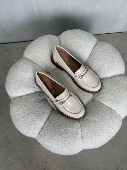 Mocasines Blanco Charol 15032 Ejecutivo Zoé Brand Costa Rica