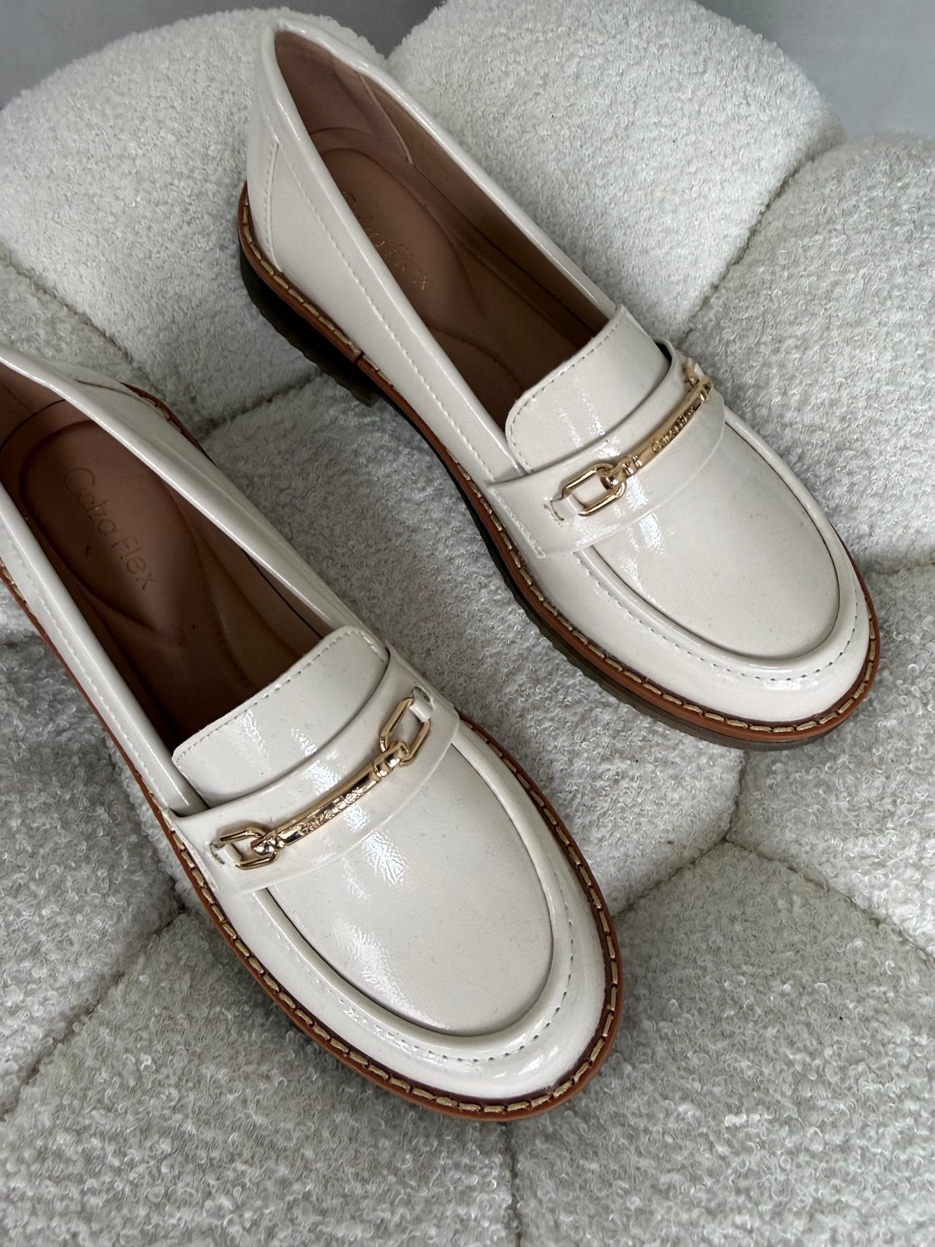 Mocasines Blanco Charol 15032 Ejecutivo Zoé Brand Costa Rica