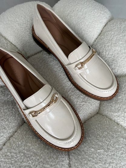 Mocasines Blanco Charol 15032 Ejecutivo Zoé Brand Costa Rica