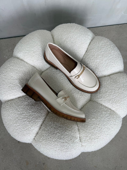 Mocasines Blanco Charol 15032 Ejecutivo Zoé Brand Costa Rica