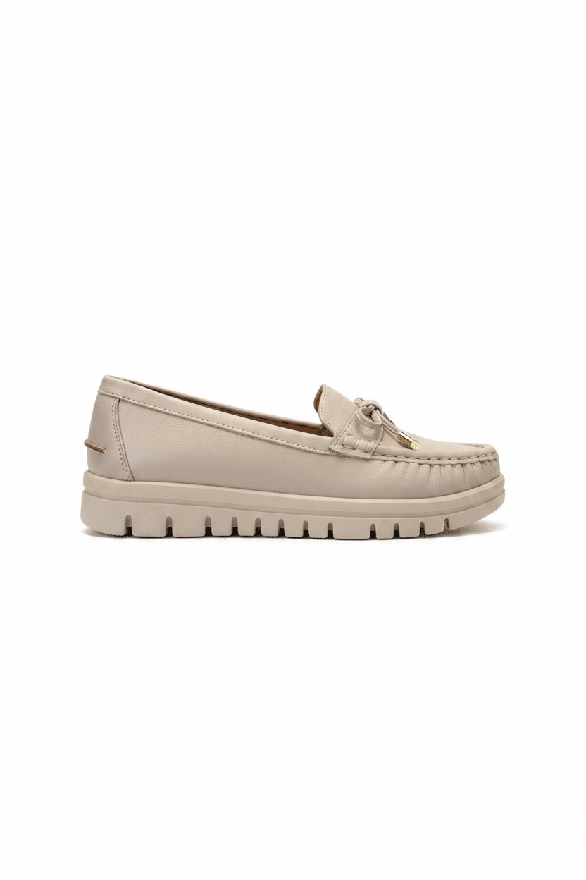Mocasines Beige 15154 Casual de mujer Costa Rica - ZOÉ BRAND 2026 beige clásico