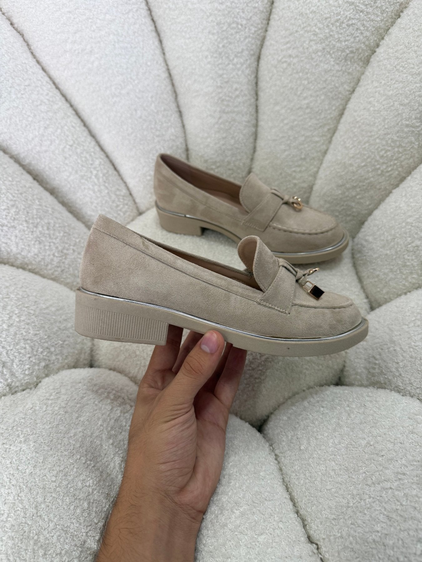 Mocasines Beige Gamuza 15028 Casual Zoé Brand Costa Rica - ZOÉ BRAND 2026 disponible-35 disponible-36