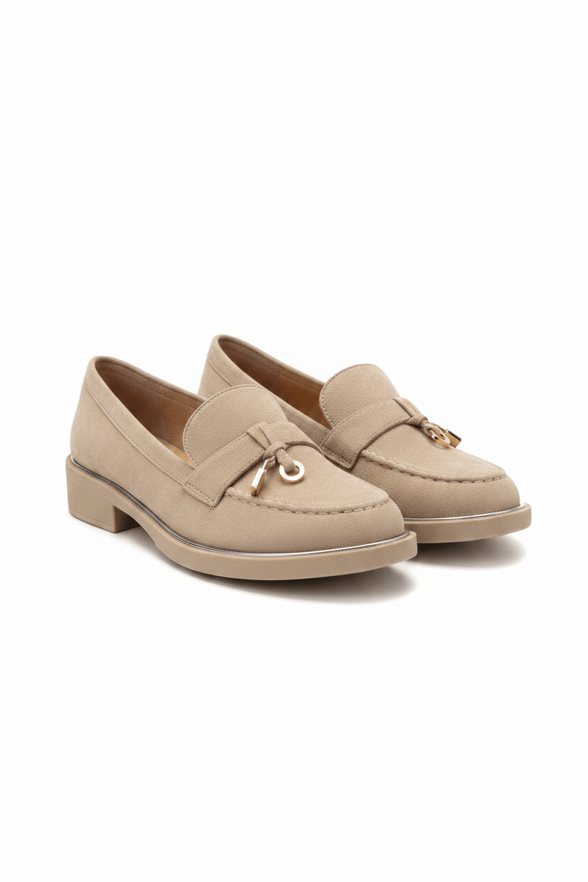 Mocasines Beige Gamuza 15028 Casual Zoé Brand Costa Rica - ZOÉ BRAND 2026 disponible-35 disponible-36