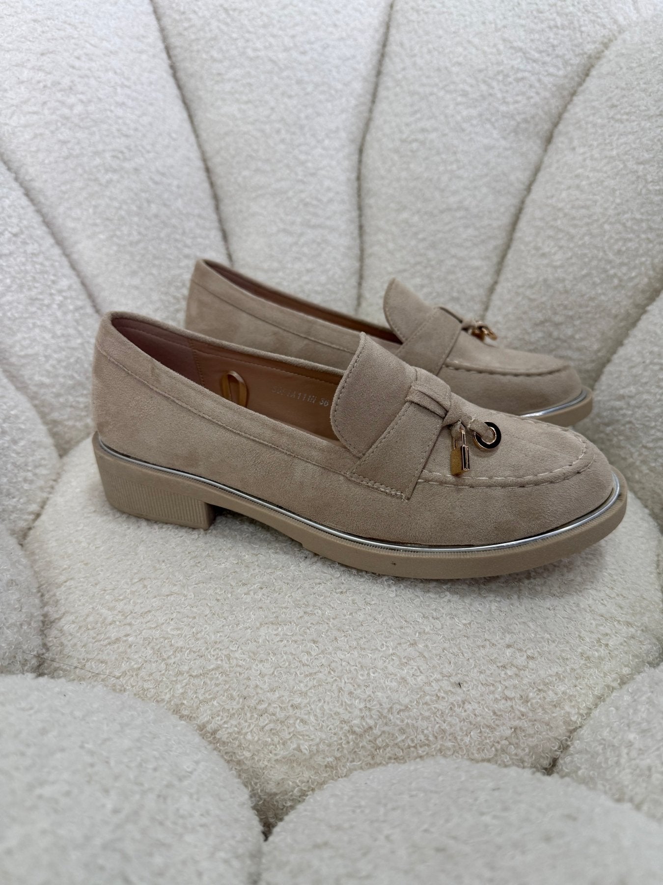 Mocasines Beige Gamuza 15028 Casual Zoé Brand Costa Rica - ZOÉ BRAND 2026 disponible-35 disponible-36