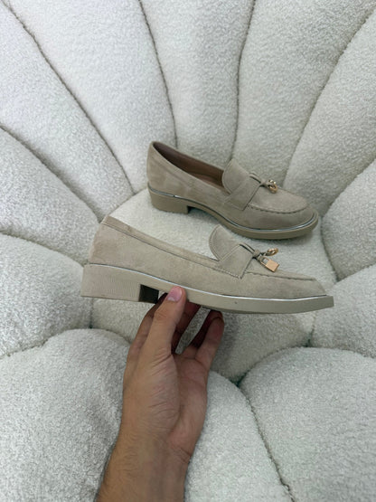 Mocasines Beige Gamuza 15028 Casual Zoé Brand Costa Rica - ZOÉ BRAND 2026 disponible-35 disponible-36