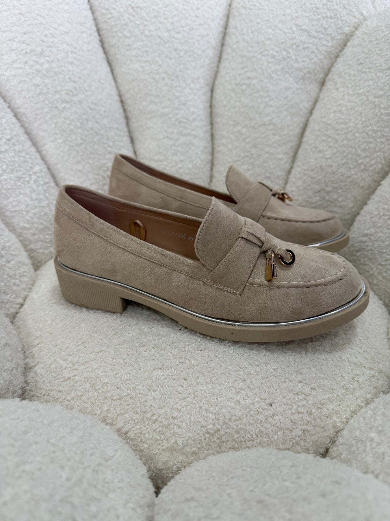 Mocasines Beige Gamuza 15028 Casual Zoé Brand Costa Rica - ZOÉ BRAND 2026 disponible-35 disponible-36